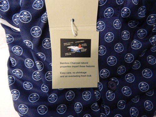 Mens Navy Horn Legend 4 Way Logo Boxer Shorts size M (32-34) - Picture 3 of 4