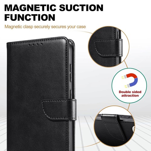 For Samsung Galaxy S23+/Ultra S23 FE Flip Leather Wallet Case Cover Accessories - Zdjęcie 17 z 31