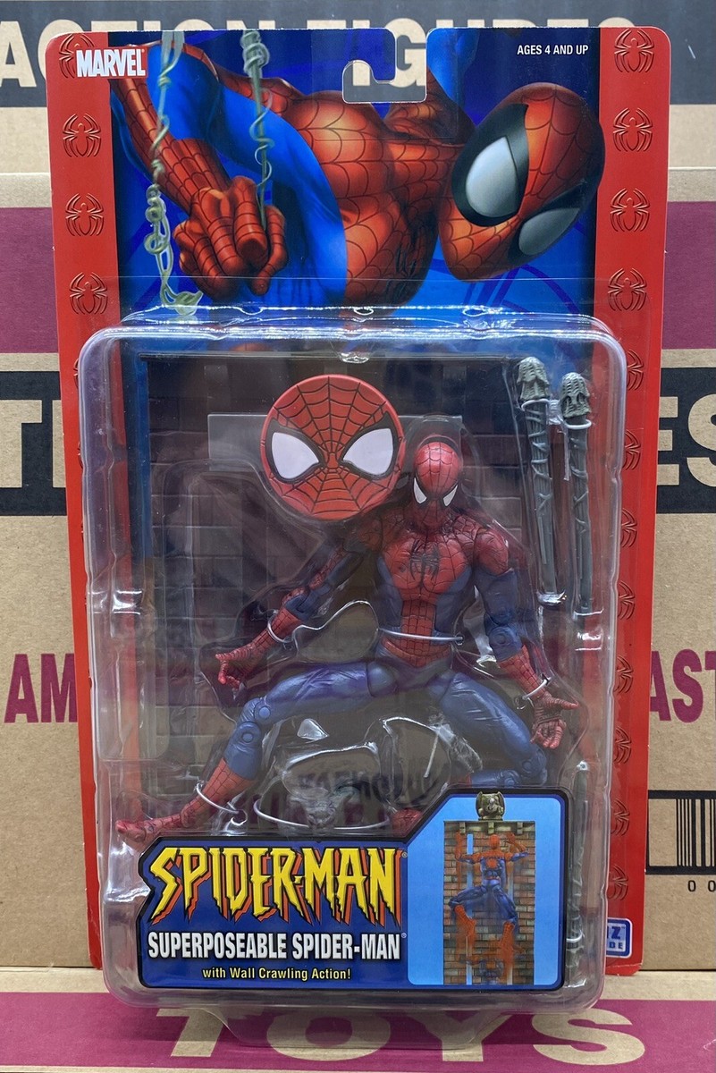 MCFARLANE SUPER POSEABLE SPIDER-MAN Toybiz Marvel Legends MCFARLANE SUPER POSEABLE SPIDER-MAN Toybiz Marvel Legends