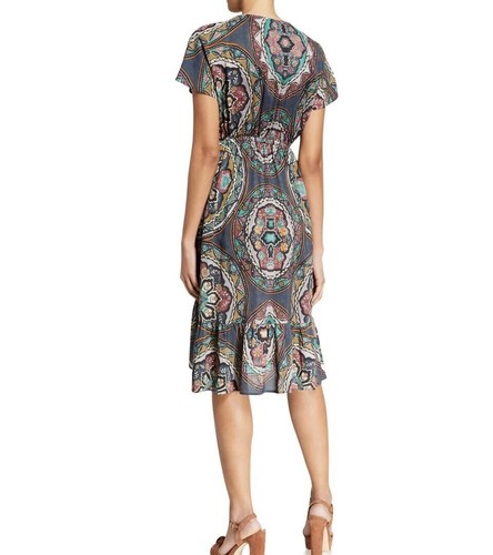 Johnny Was Spezia Verdeckkleid mit Krawatte vorne - CSW4720-J Mrsp $ 195,00 Medium neu mit Etikett - Bild 2 von 3