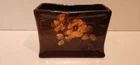 Rozane Ware Royal Art Floral Pottery Brown Vase Gloss Glaze signed Roseville