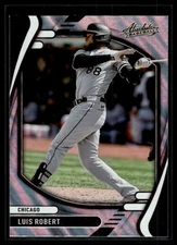 Luis Robert 2022 Panini Absolute Lava Card #18