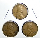 1937-P 1937-D 1937-S   Lincoln Wheat Copper Penny Cent - 3 Coin Set [USP-210] — photo 1