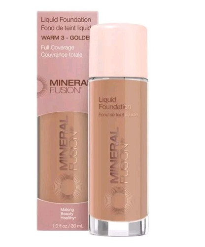 Mineral Fusion Liquid Foundation Full Coverage NEUTRAL 3 GOLDEN 1 oz. - Picture 1 of 1