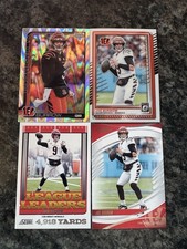 Topps Chrome/Panini Joe Burrow Cincinnati Bengals Football Card Lot 4 