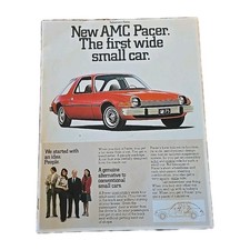VERY RARE 1975 AMC PACER SALESMANS GUIDE NOT RELEASED TO THE PUBLIC 8 PAGES
