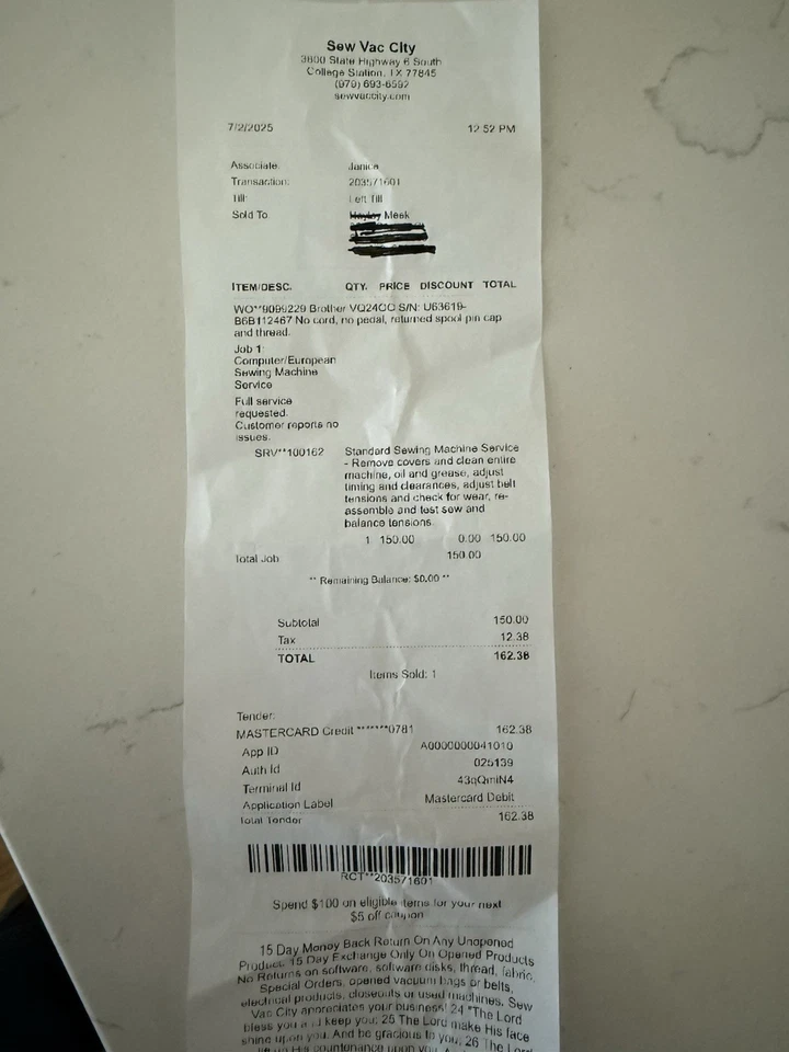 Brother Innovis DreamCreator VQ2400 - Imagem 3 de 4