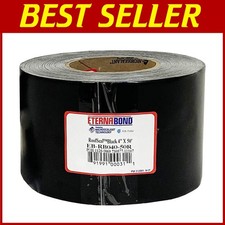 Durable  Airtight Black RoofSeal Repair Tape 4"x50'