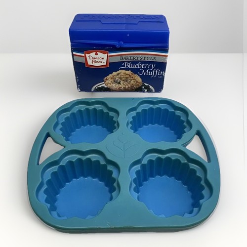 Vintage 1987 Fisher Price Fun with Food Cupcake Tray & Duncan Hines Box ...