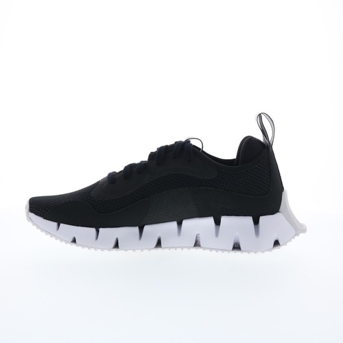 Reebok Zig Dynamica CL Womens Black Canvas Lace Up Lifestyle Sneakers Shoes - Picture 5 of 9