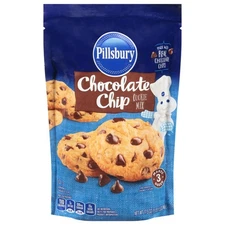 (2 pack) Pillsbury Chocolate Chip Cookie Mix, 17.5 oz Pouch