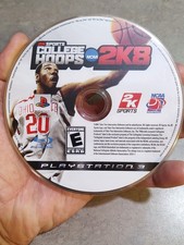 PS3 NCAA College Hoops 2K8 - Authentic & Tested DISC ONLY 🏀🔥👍🎮😎