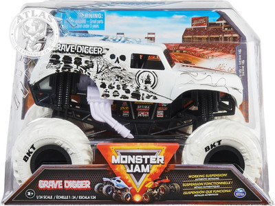 Monster Jam, Official Grave Digger Monster Truck, Collector Die-Cast Vehicle, 1:
