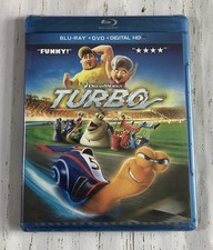 Dreamworks Turbo Blu-ray DVD Digital HD UV Kids Movie PG Underdog Snail NEW