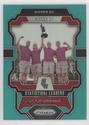 2024 Panini Prizm LIV Golf Statistical Leaders Teal 146/199 Ripper GC #92 rw6