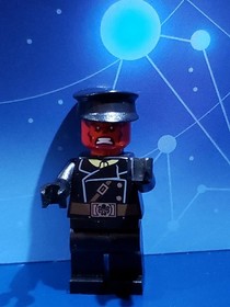 LEGO Marvel Minifigure Red Skull  Dark Brown Belt Villain Plus Hat SH0107 Comics