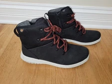 BOGS Juniper Hiker Waterproof Hiking Boots, Black, Women's Size 10 