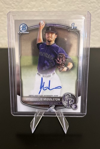 2025 Bowman Draft / Best Chrome Lot of 15. Includes 6 Autos & Colored # Cards - Afbeelding 7 van 17