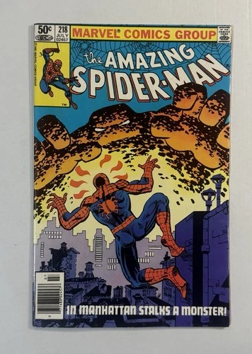 The Amazing Spider-Man #218 (Marvel, 1981) FN Newsstand