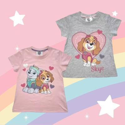 2er Pack T-Shirt Paw Patrol Skye Everest Mädchen 98/104
