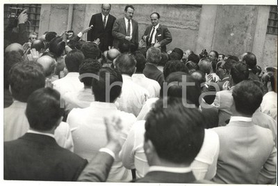 1965 ca ROME - CAMPITELLI Headquarters PSU - Mario TANASSI - Luigi PRETI - Mauro FERRI