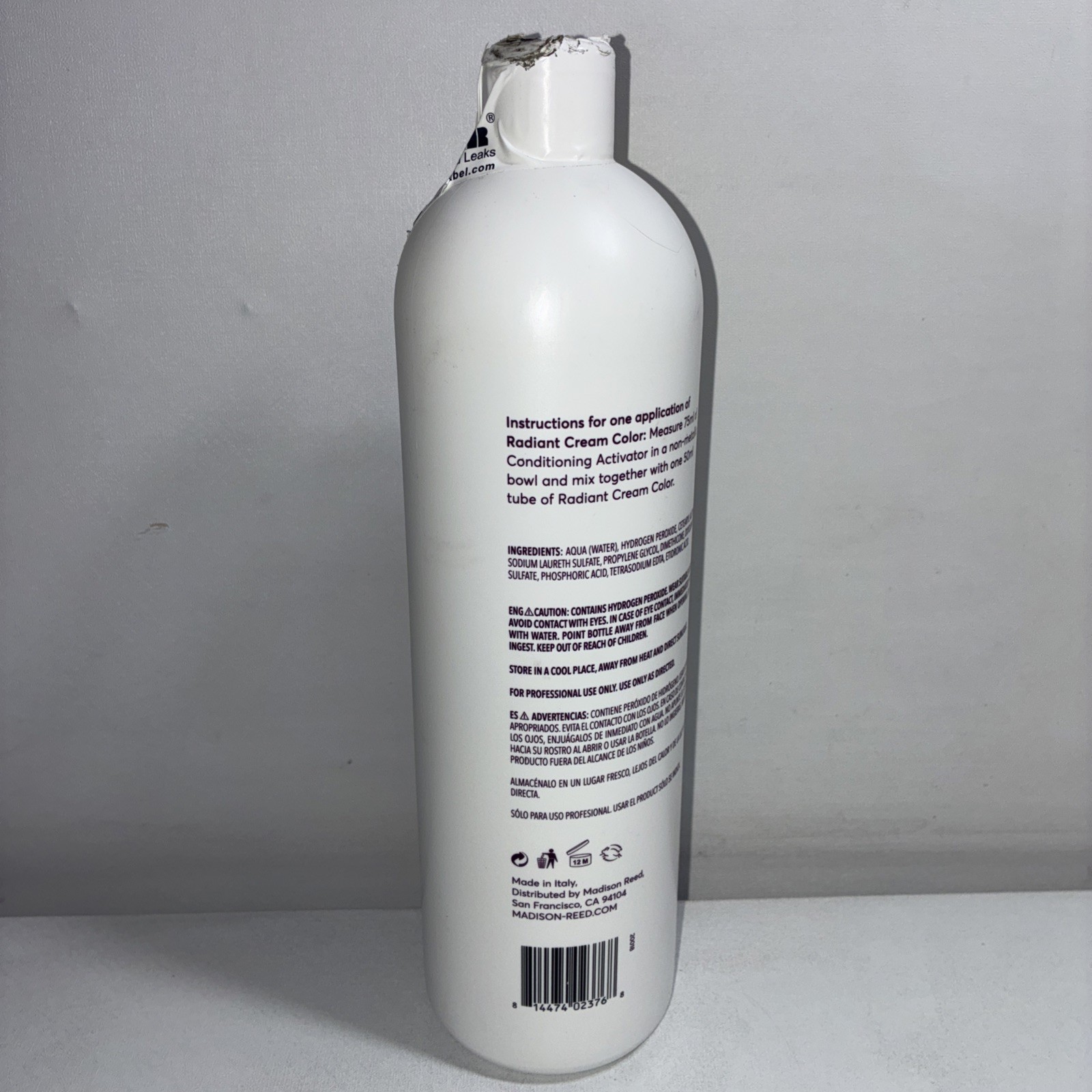 Madison Reed 20 Volume Conditioning Activator Developer 33.8 fl oz