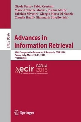 Advances in Information Retrieval: 38th European Conference on IR Research, ECIR