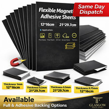 Cutting Magnetic Sheets Self-Adhesive Magnetic Sheets Sticker Flexible Rubber