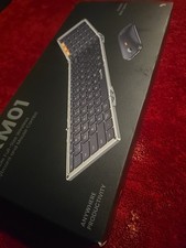 XKMO1 FOLDABLE FULL SIZE WIRELESS KEYBOARD AND MOUSE COMBO