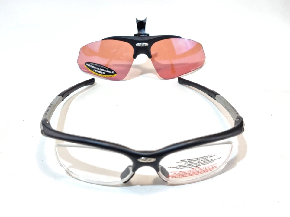 RUDY PROJECT EXCEPTION STD Unisex Radsportbrille SN96-06 + Sonnenclip Racing Red - Bild 4 von 4