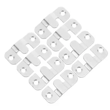 8 PCS Concealed Buckle Pendant Frame Mounting Clips Cleat Hanger