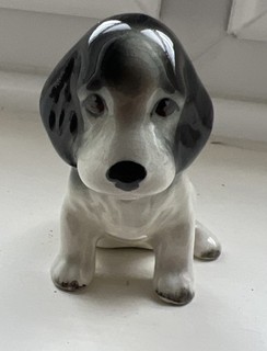 Vintage  Sylvac sitting Spaniel  Dog  puppy figurine