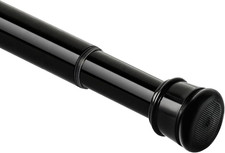 Tension Curtain Rod 27-82 Inch Adjustable Alloy Steel No Drilling Shower Closet
