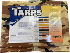 7' X 20' Beige/Tan Camouflage Print Tarp