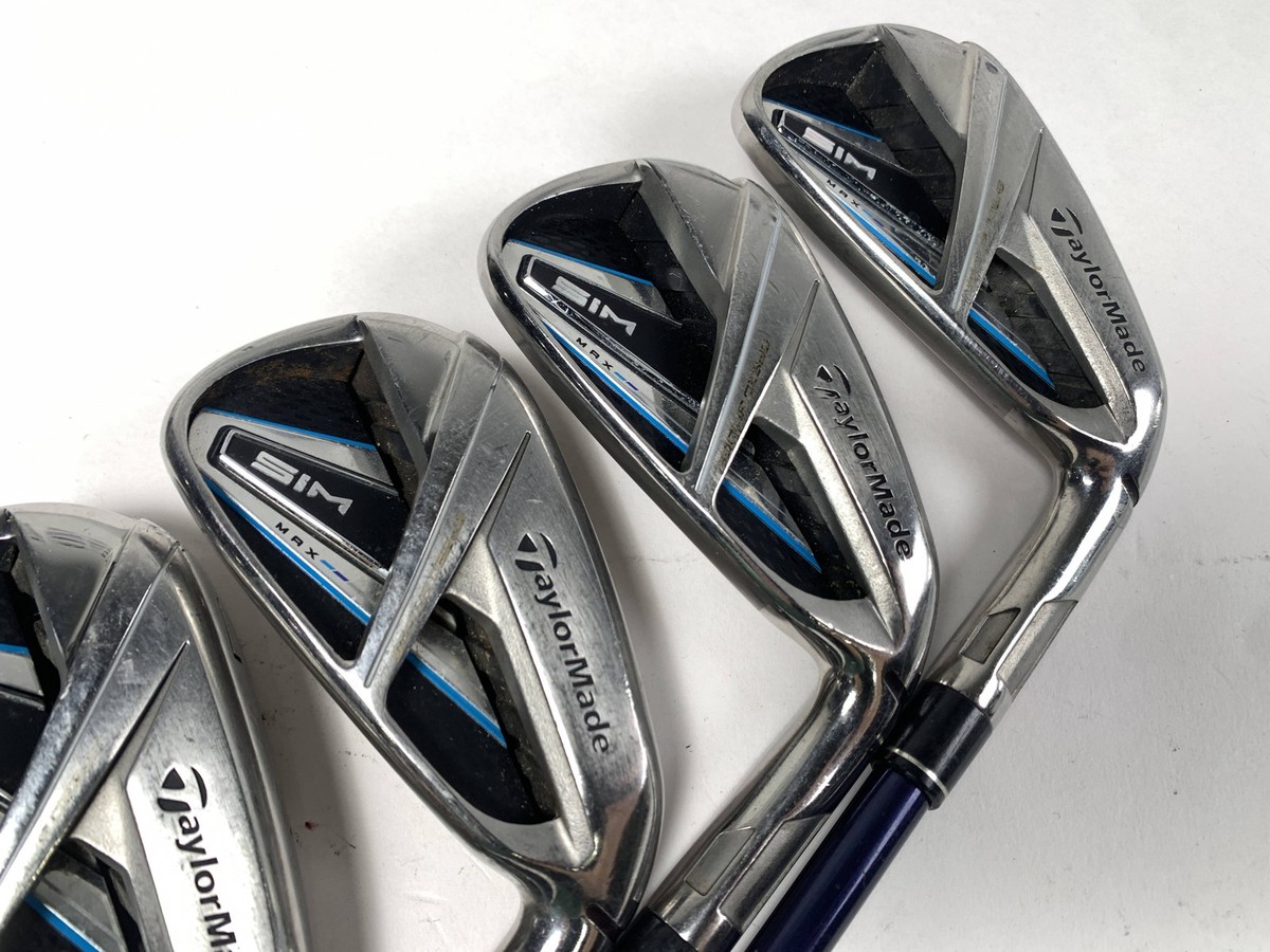 TaylorMade SIM MAX Iron Set 4-9 Fujikura Ventus Blue Regular