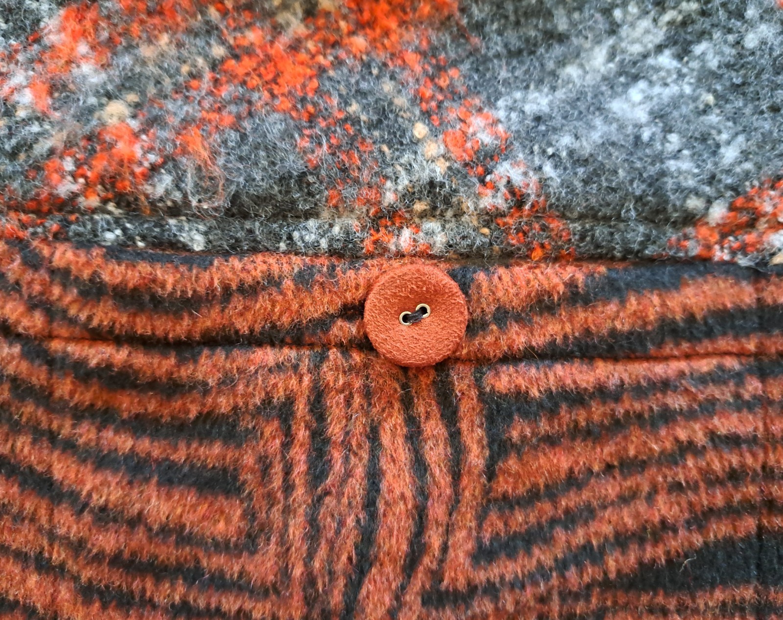 ALI MILES PATCHWORK WOOL BLEND SWEATER CARDIGAN S… - image 4