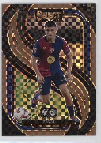 2024-25 Panini Select La Liga Mezzanine Bronze Checker Prizm /59 Pedri #152 1a39