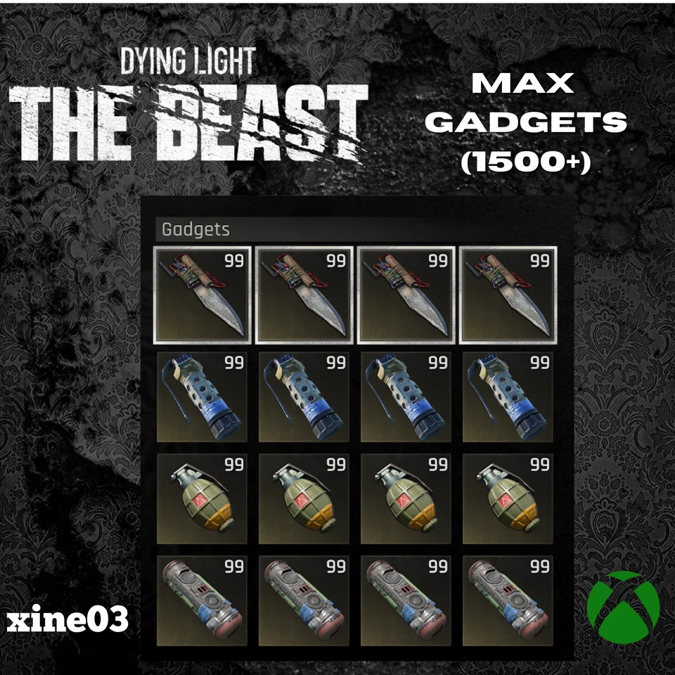 ✅Dying Light The Beast In Game Artículos Dinero y Armas (Xbox One y Serie X/S)✅ Foto 4 de 4