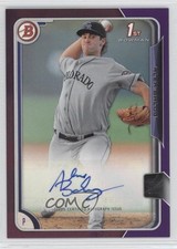 2015 Bowman Prospects Auto Purple 125/250 Alex Balog #PA-AB Auto 0v1