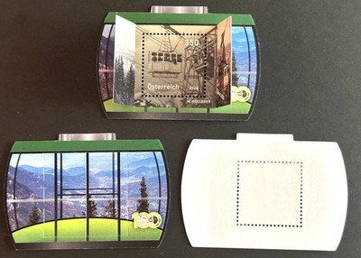 ÖSTERREICH 2026 BLOCK RAX SEILBAHN ZUM AUFKLAPPEN / AUSTRIA CABLE CAR MINI-SHEET