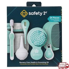 Nursery Care Health  Grooming Kit 3-in-1 Thermometer Portable Travel Seafoam