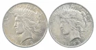 1923 & 1923 Peace Silver Dollar $1 Bullion Collection Lot *169
