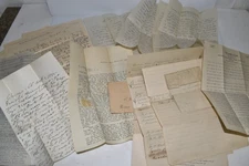 LETTERS- PAPERS-EPHEMERA LATE 1800'S -EARLY 1900'S SOUTH DAKOTA(KDH11)