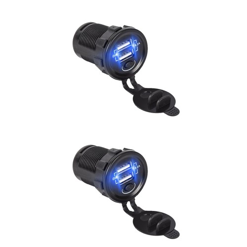 Boat Lighter USB Car Lighter Pc Car Charger Car USB Adapter Lighter Splitter - 第 1/12 張圖片