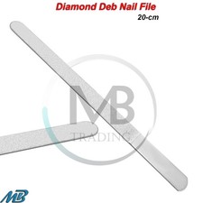 Diamond Deb Nail File 8' Double Sided Podiatry Heavy Duty File Manicure Pedicure