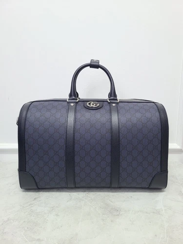 Sac de voyage Gucci GG Supreme noir bleu moyen 79712000