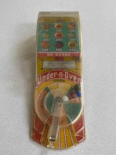Vintage Marx Under-N-Over Pinball Type Game Toy