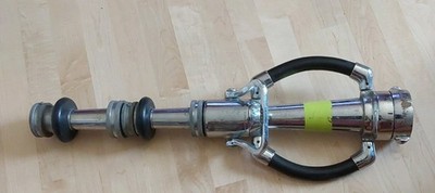 Vintage Elkhart Brass Fire Nozzle Firefighter Department Equipment Hose 2 1/2'' ?