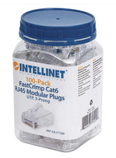 Intellinet IMP-C6-FT100 100-Pack FastCrimp Ca...