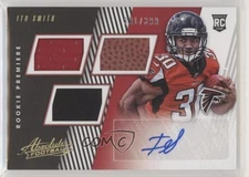 2018 Panini Absolute Premiere Material Autos /399 Ito Smith #190 Rookie Auto RC
